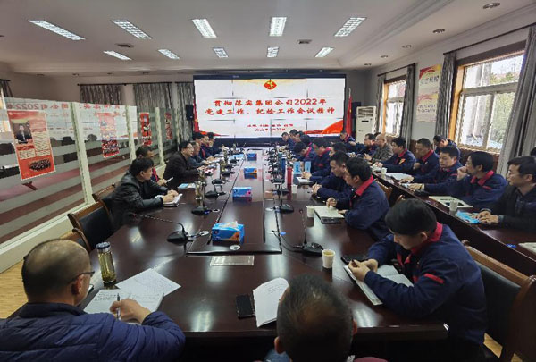 公司召開會(huì)議傳達(dá)集團(tuán)公司黨建工作、紀(jì)檢工作會(huì)議精神
